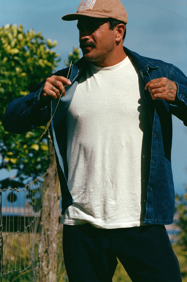 Denim Topanga Shirt | Jungmaven Hemp Clothing & Accessories / Color: