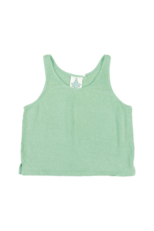 Sophie 100% Hemp Cropped Tank - Sale Colors | Jungmaven Hemp Clothing & Accessories / Color: Sage Green