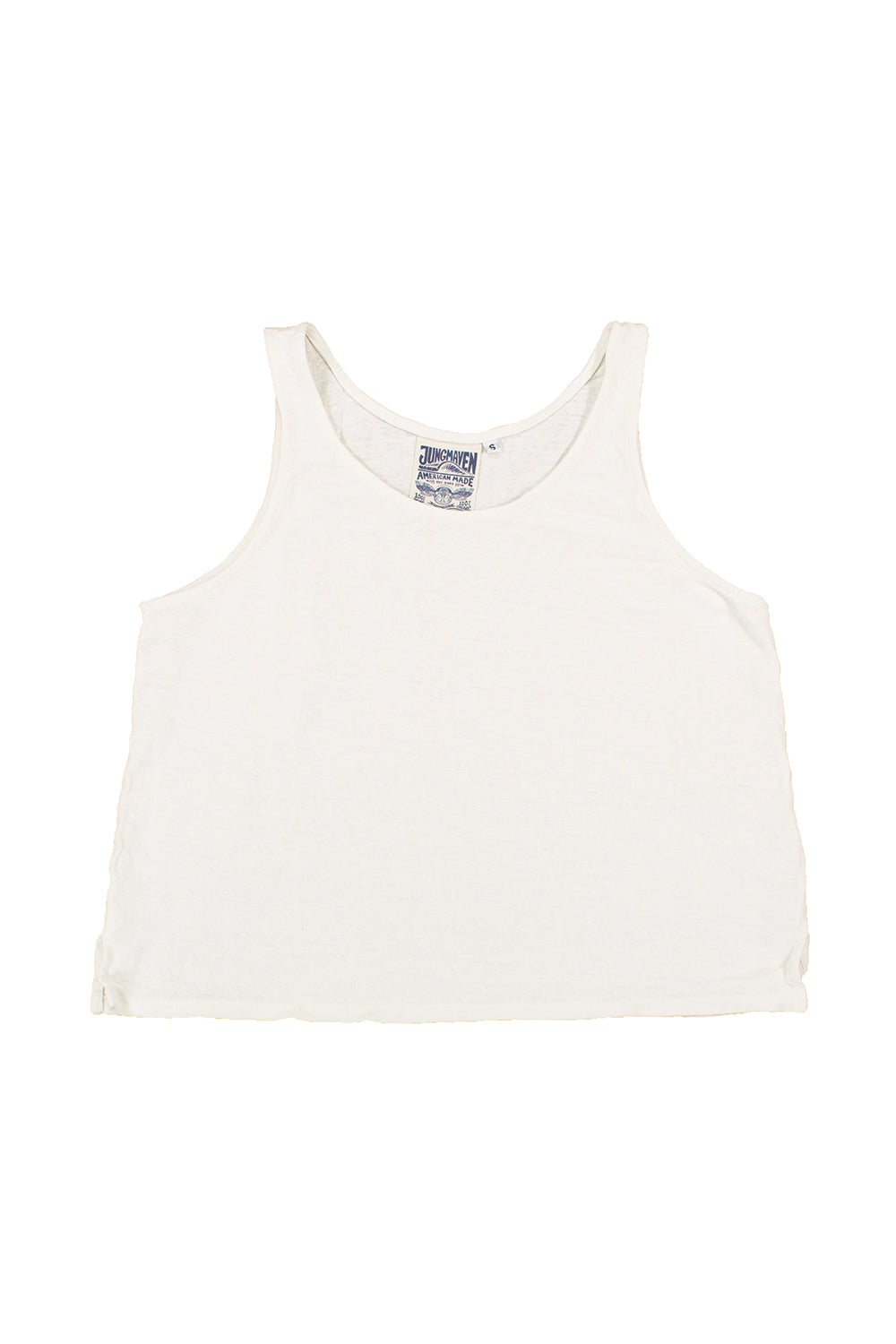 100% Hemp Cropped Tank | Jungmaven Hemp Clothing & Accessories / Color: Washed White