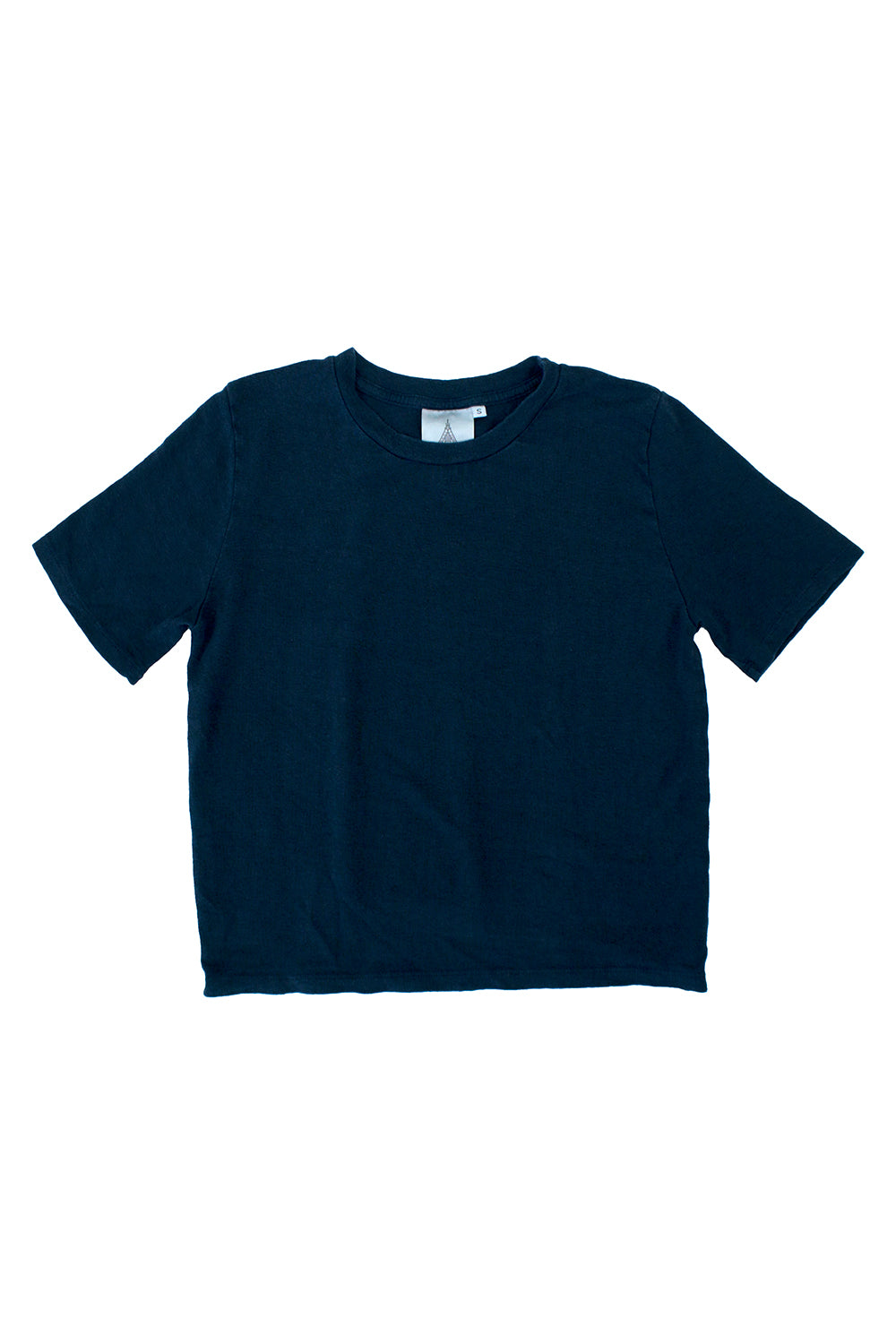 Dakota - 100% Hemp Cropped Tee | Jungmaven Hemp Clothing & Accessories / Color: Navy