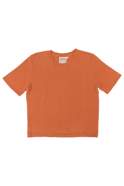 Dakota - 100% Hemp Cropped Tee - Sale Colors | Jungmaven Hemp Clothing & Accessories / Color:  Terracotta