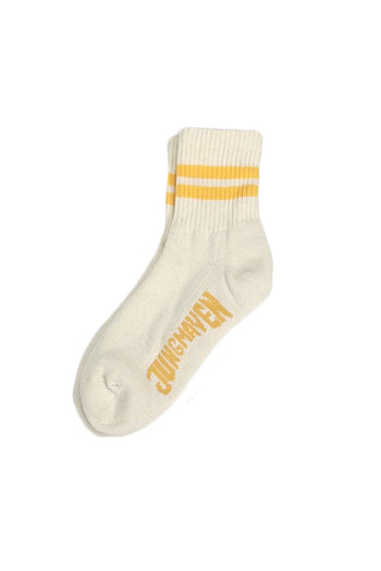 Town and Country Ankle Socks | Jungmaven Hemp Clothing & Accessories / Color: Sunshine Yellow