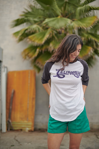 California Stones 3/4 Sleeve Raglan | Jungmaven Hemp Clothing & Accessories / Color: