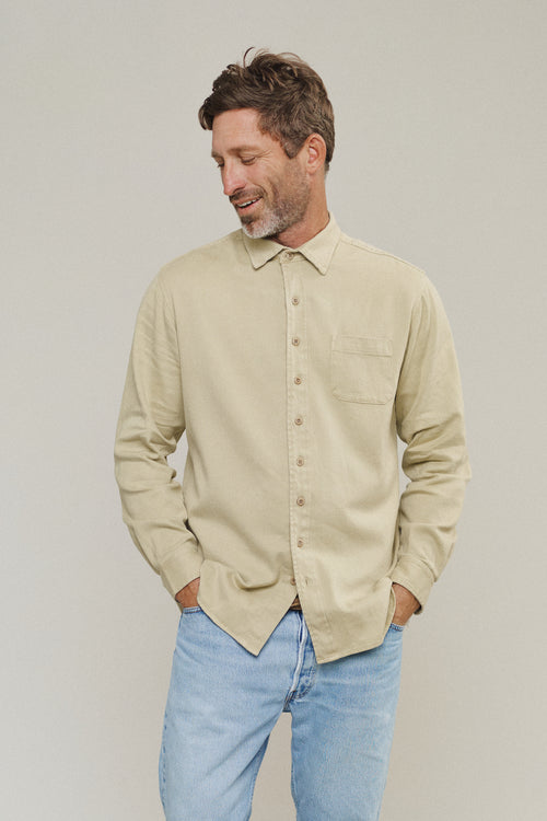 Alder Shirt | Jungmaven Hemp Clothing & Accessories / model_desc: Bryan is 6’1” wearing size M