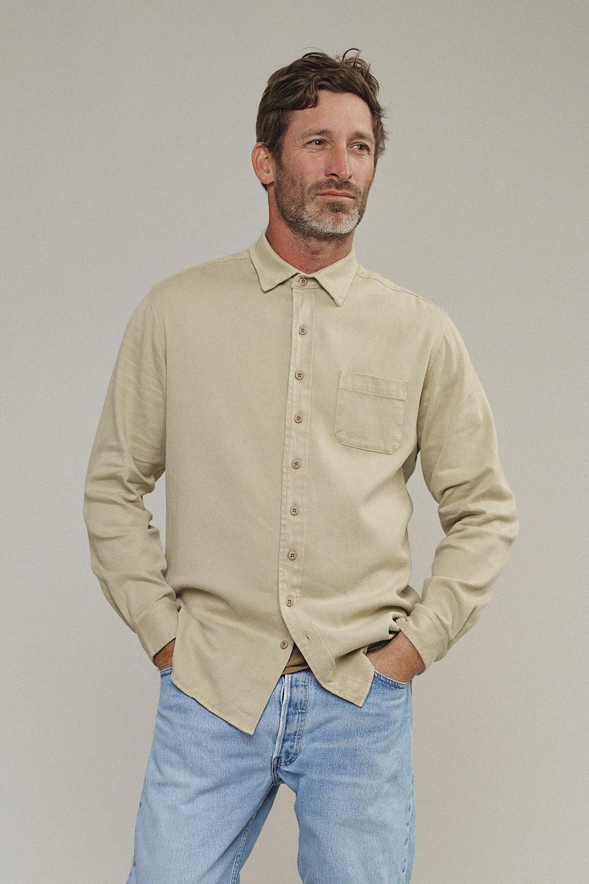 Alder Shirt | Jungmaven Hemp Clothing & Accessories / model_desc: Bryan is 6’1” wearing size M