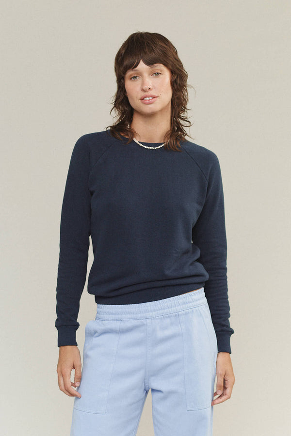 Alpine Raglan | Jungmaven Hemp Clothing & Accessories / model_desc: Tatchi is 5’9” wearing S