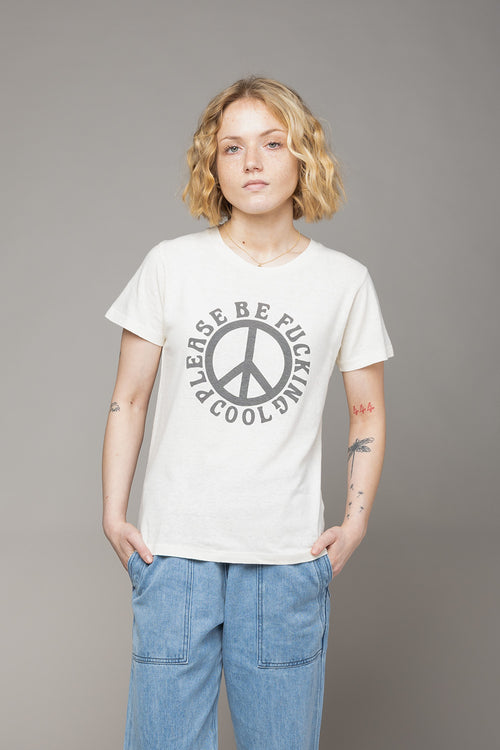 Please Be F#cking Cool Lorel Tee | Jungmaven Hemp Clothing & Accessories / Color: