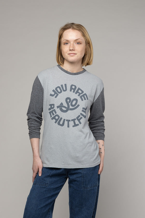 You Are So Beautiful Humboldt Long Sleeve Tee | Jungmaven Hemp Clothing & Accessories / Color: