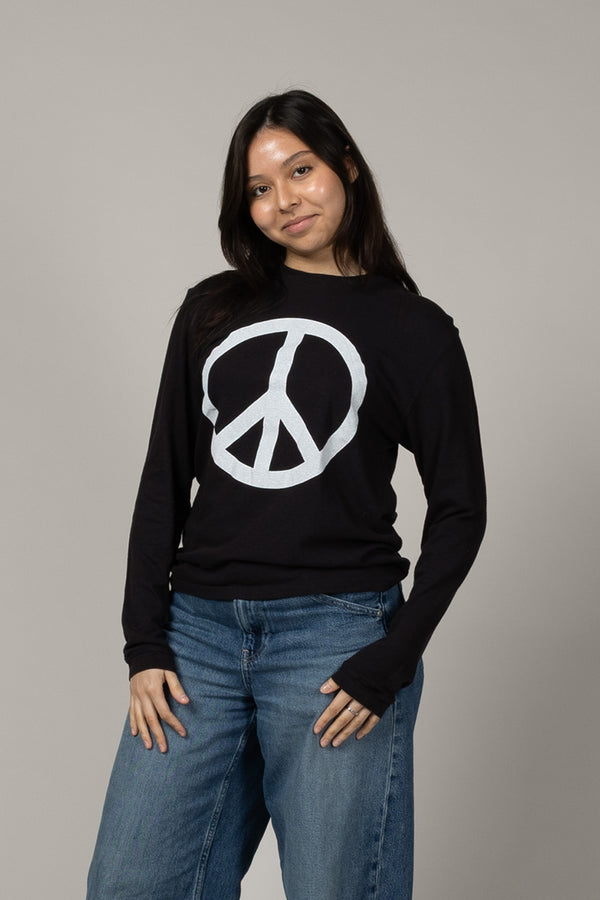 Peace Jung Long Sleeve Tee | Jungmaven Hemp Clothing & Accessories / Color: