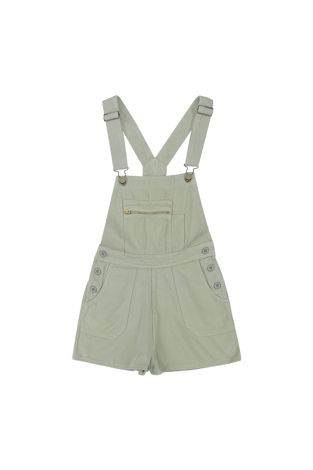 Alma Overall Shorts | Jungmaven Hemp Clothing & Accessories / Color: Agave Green