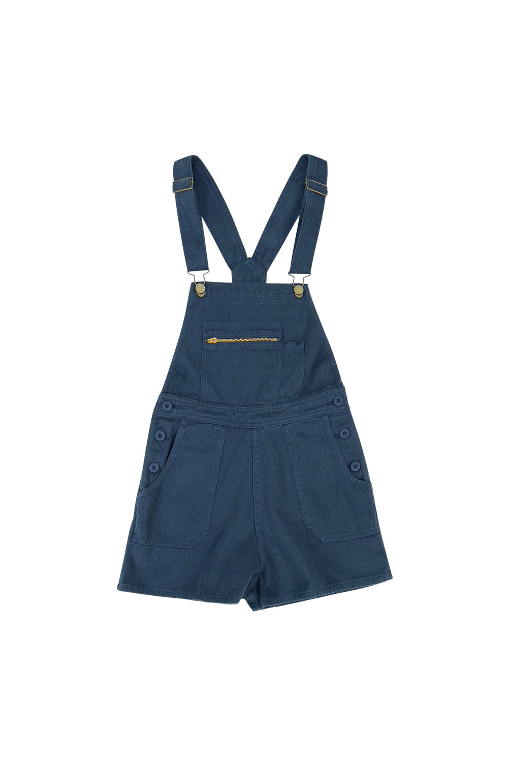 Alma Overall Shorts | Jungmaven Hemp Clothing & Accessories / Color: Navy