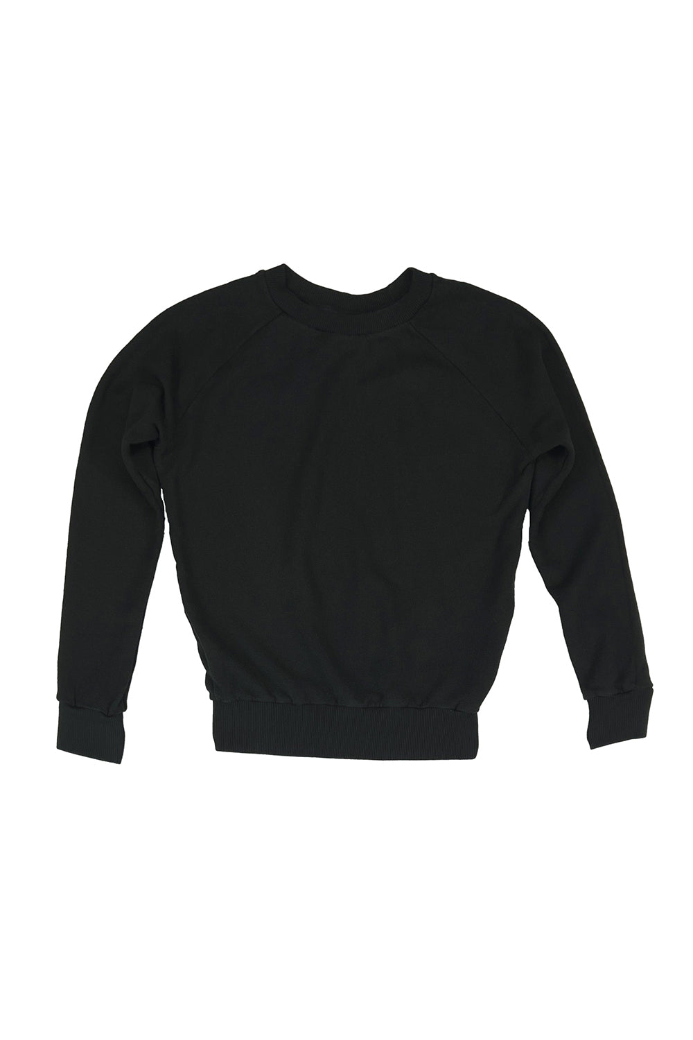 Alpine Raglan Sweatshirt | Jungmaven Hemp Clothing Black / S