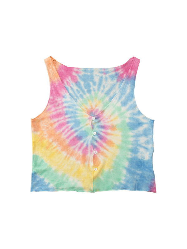 Wave Anacapa Tank | Jungmaven Hemp Clothing & Accessories / Color: Rainbow