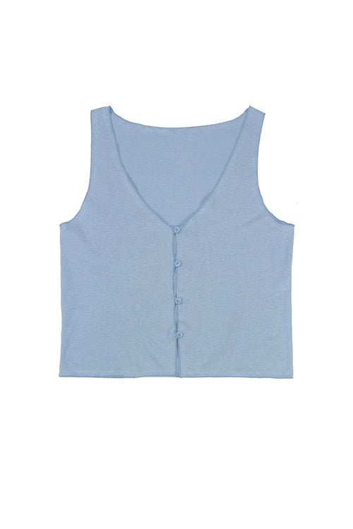 Anacapa Tank - Sale Colors | Jungmaven Hemp Clothing & Accessories / Color: Coastal Blue