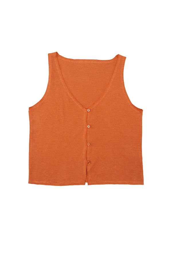 Anacapa Vest | Jungmaven Hemp Clothing & Accessories / Color: Pumpkin Spice
