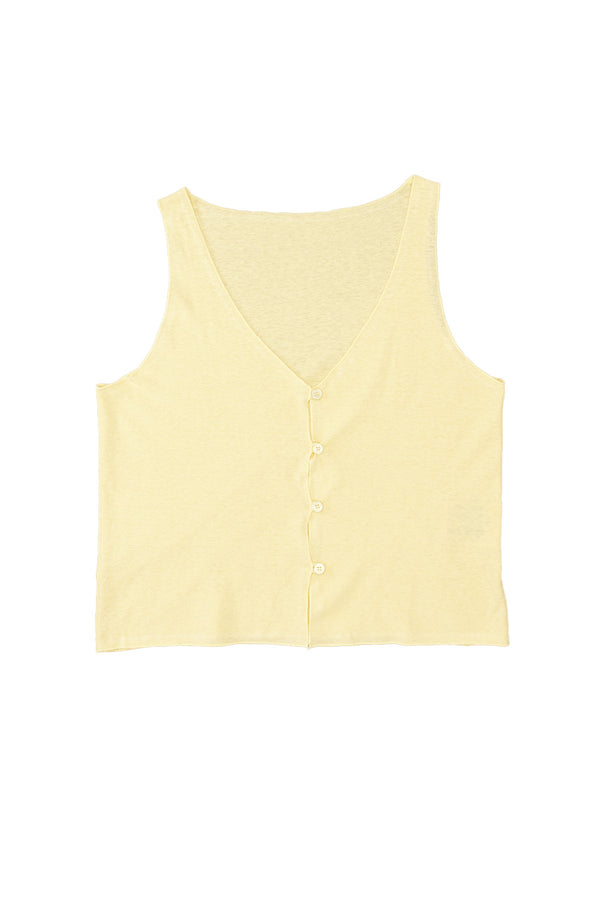 Anacapa Vest | Jungmaven Hemp Clothing & Accessories / Color: Sunbleached Yellow