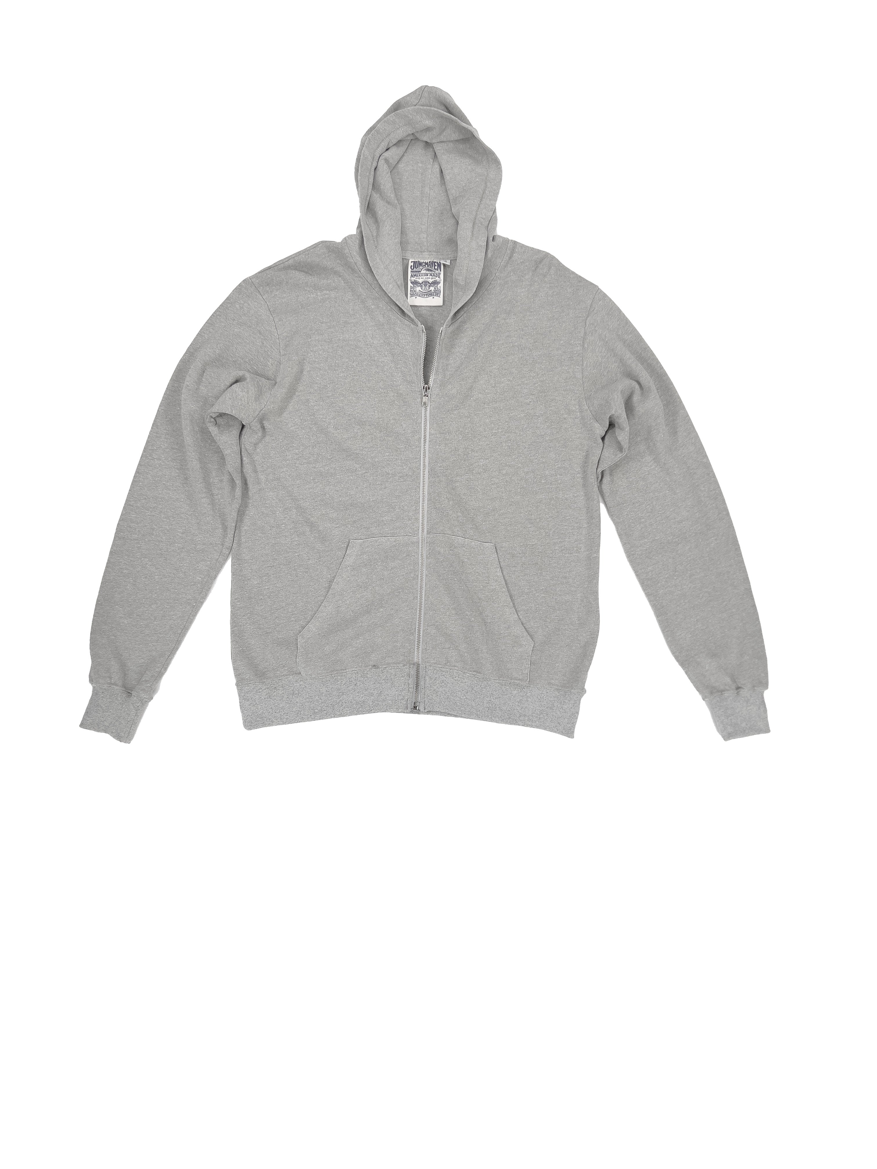 Heathered Aptos Ranch Hooded Zip | Jungmaven Hemp Clothing 