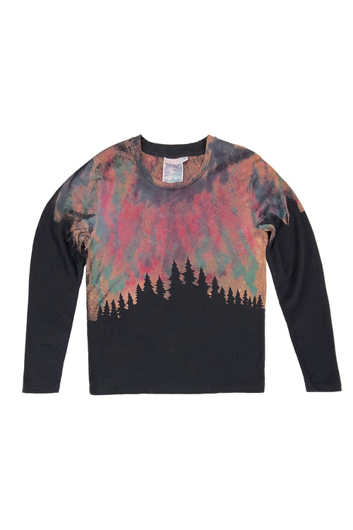 Aurora Encanto Long Sleeve Tee | Jungmaven Hemp Clothing & Accessories / Color: Black