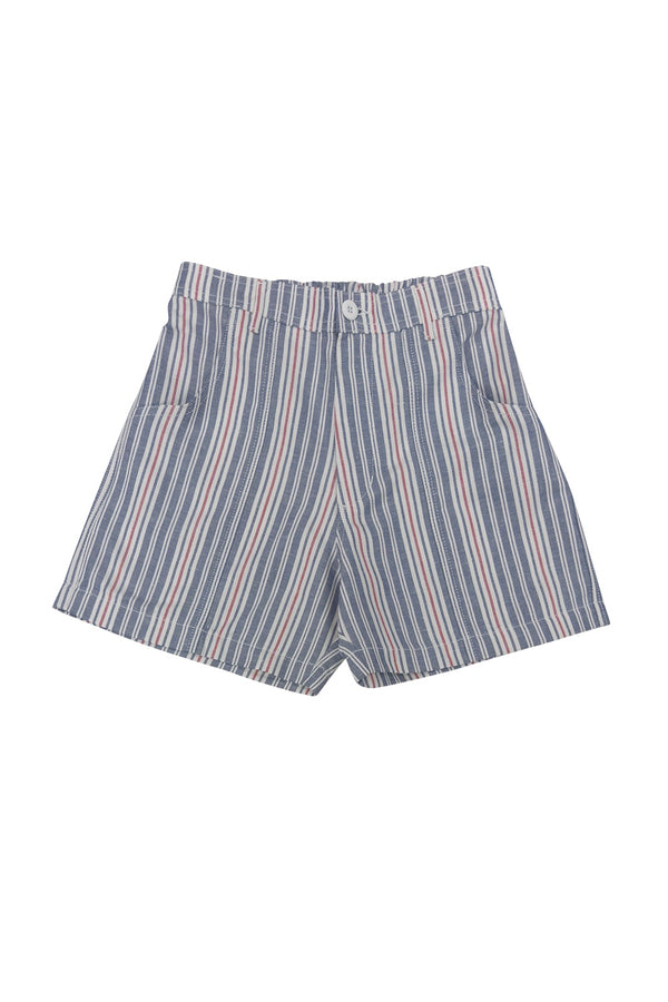 Avila Short | Jungmaven Hemp Clothing & Accessories / Color: Red/White/Blue Stripe