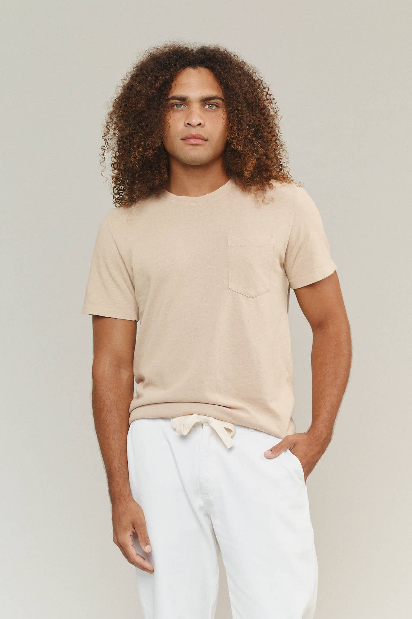 Baja Pocket Tee | Jungmaven Hemp Clothing & Accessories / model_desc: Davon is 6’0” wearing Large