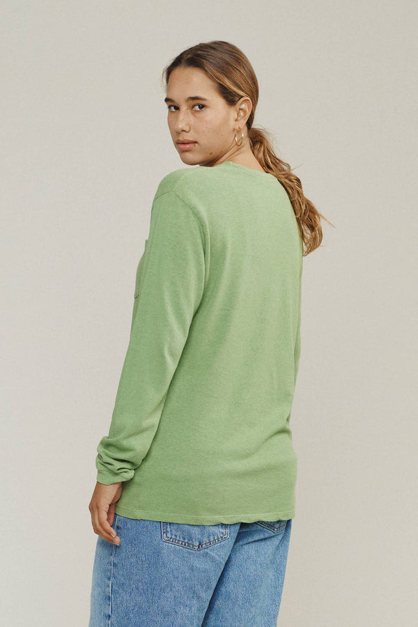 Baja Long Sleeve Pocket Tee | Jungmaven Hemp Clothing & Accessories / Color: