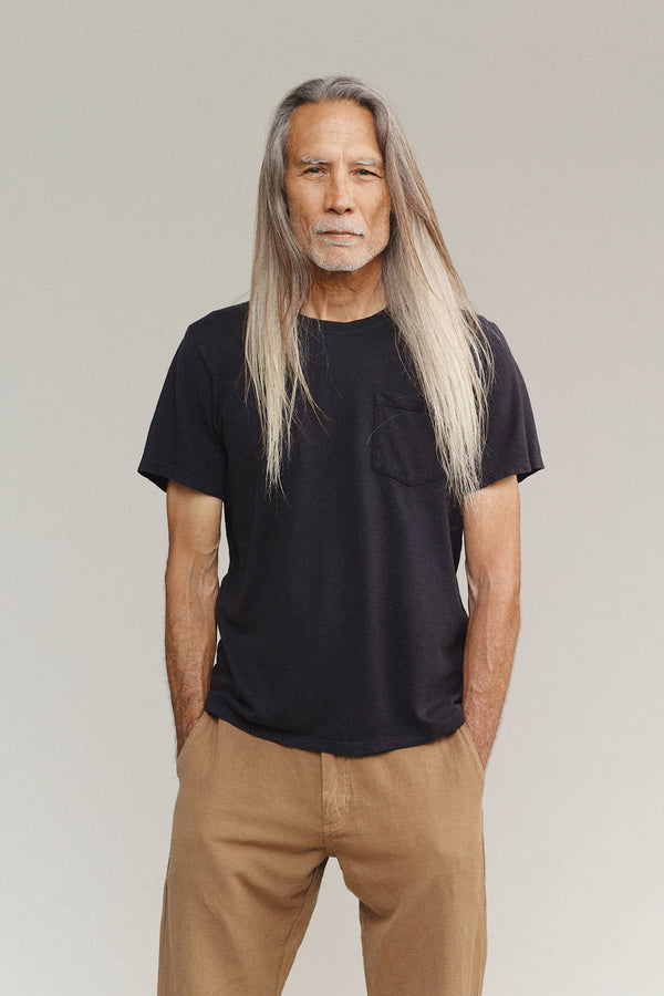 Baja Pocket Tee | Jungmaven Hemp Clothing & Accessories / model_desc: Martial is 6’2” wearing M