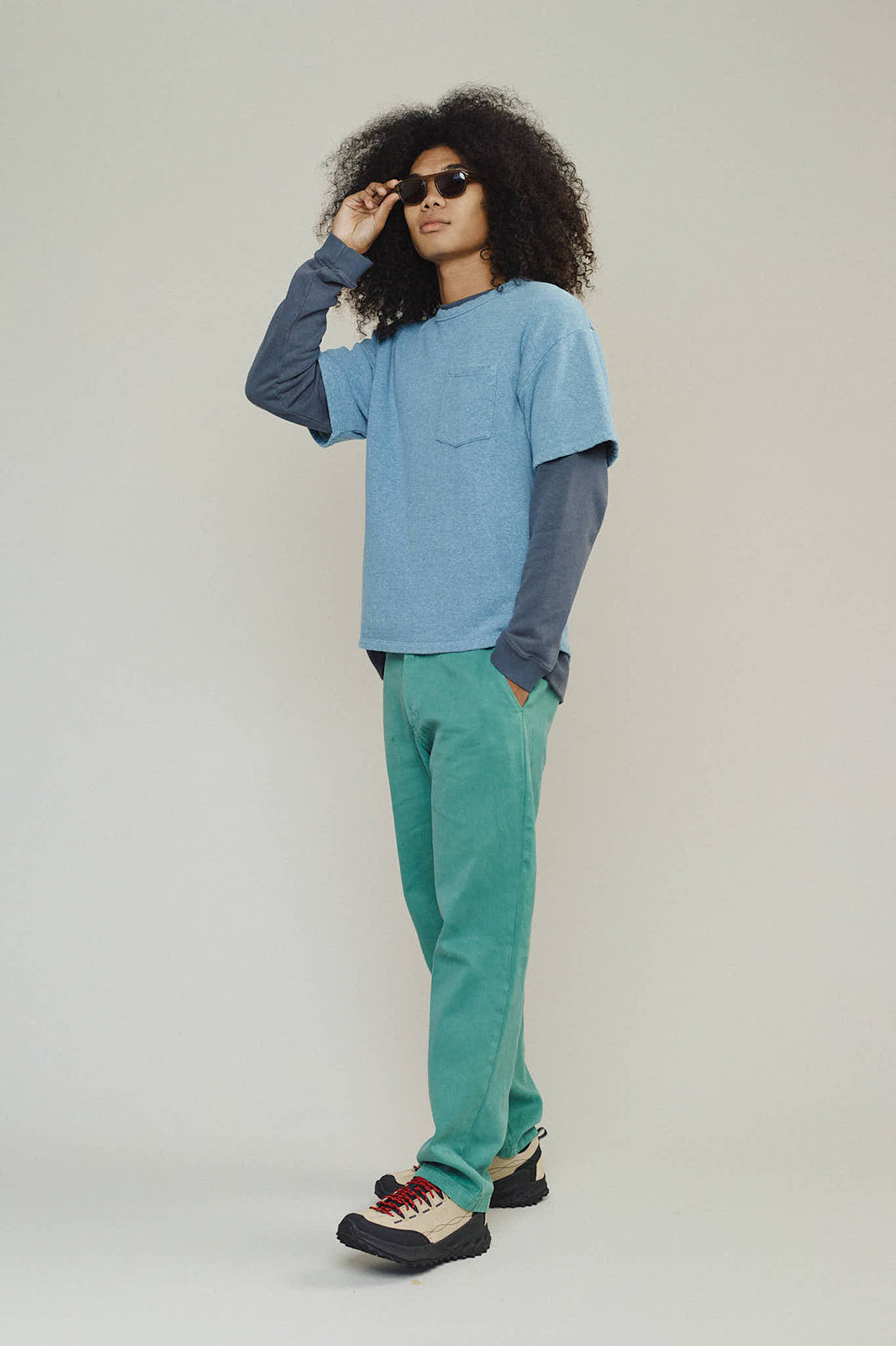 Heathered Baseline Pocket Fleece | Jungmaven Hemp Clothing & Accessories / Color: