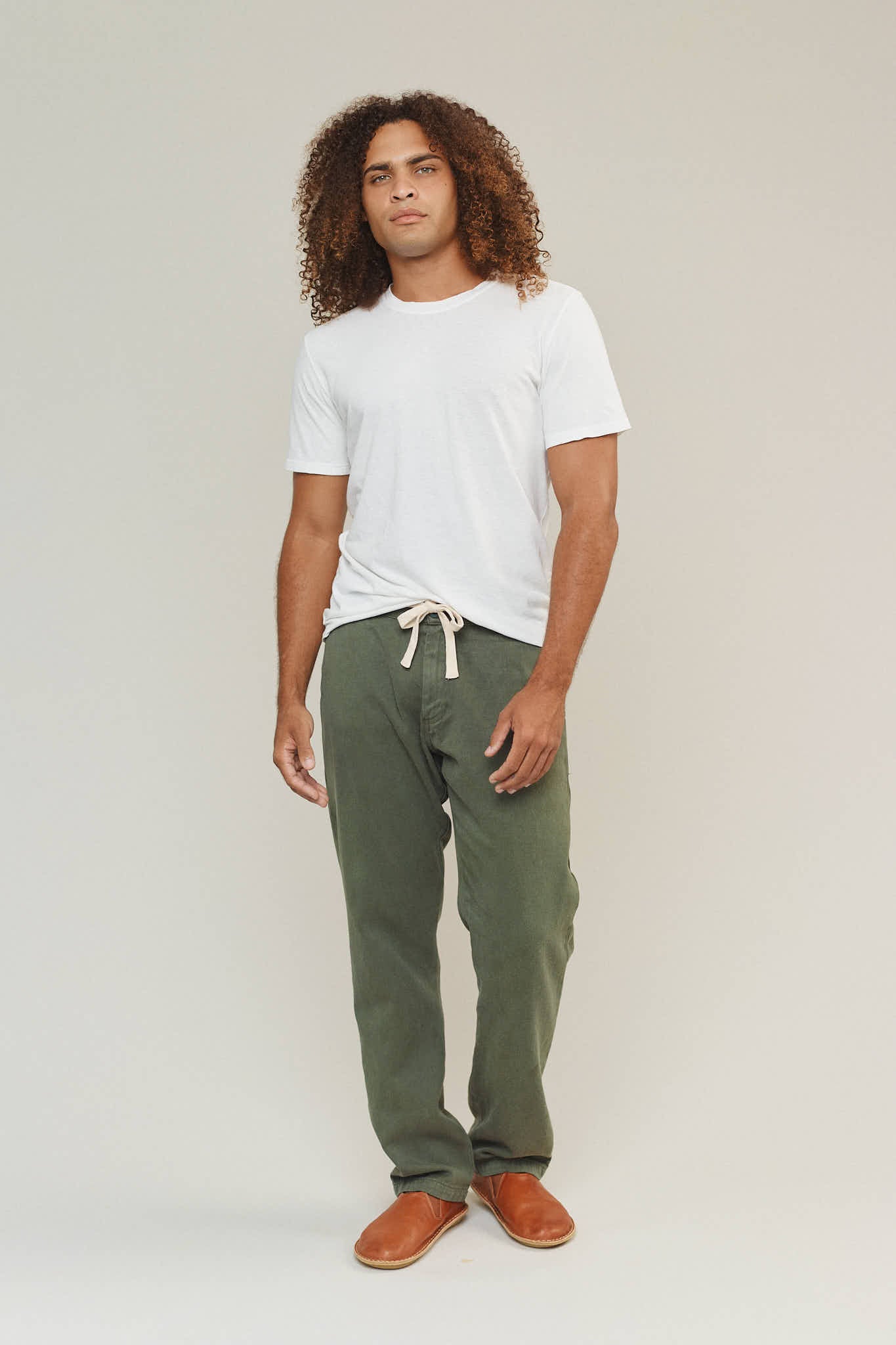 Pacific Coast Pant | Jungmaven Hemp Clothing & Accessories / model_desc: Davon is 6’0” wearing Medium