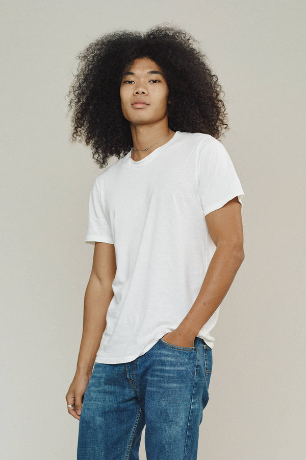 Basic Tee | Jungmaven Hemp Clothing & Accessories / model_desc: Chaz is 6’2” wearing L
