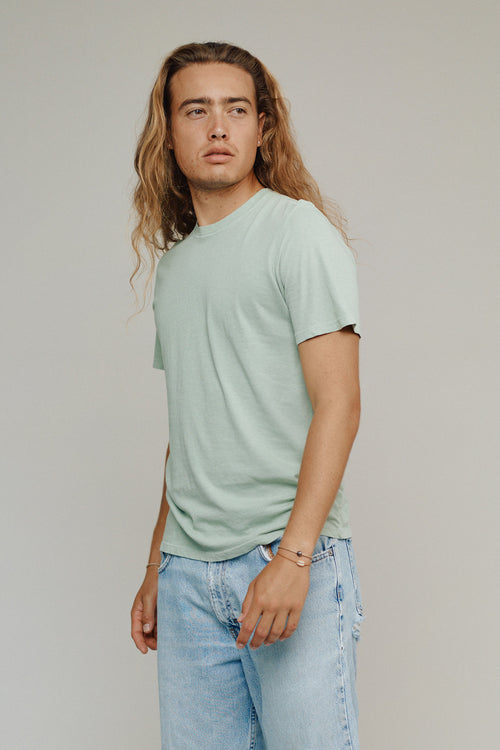Basic Tee | Jungmaven Hemp Clothing & Accessories / model_desc: Conrad is 6’1” wearing M
