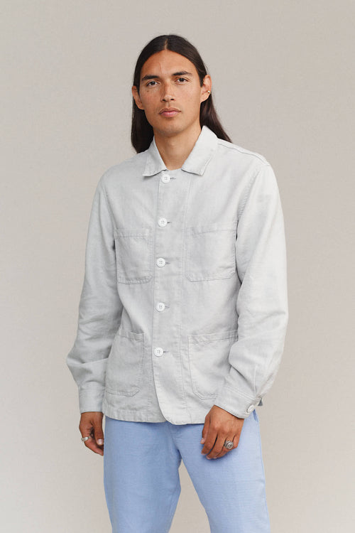 Beach Jacket | Jungmaven Hemp Clothing & Accessories / model_desc: Fabian is 6’0” wearing Large