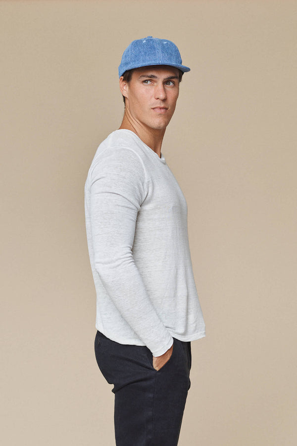 Denim Chenga Cap | Jungmaven Hemp Clothing & Accessories / Color: