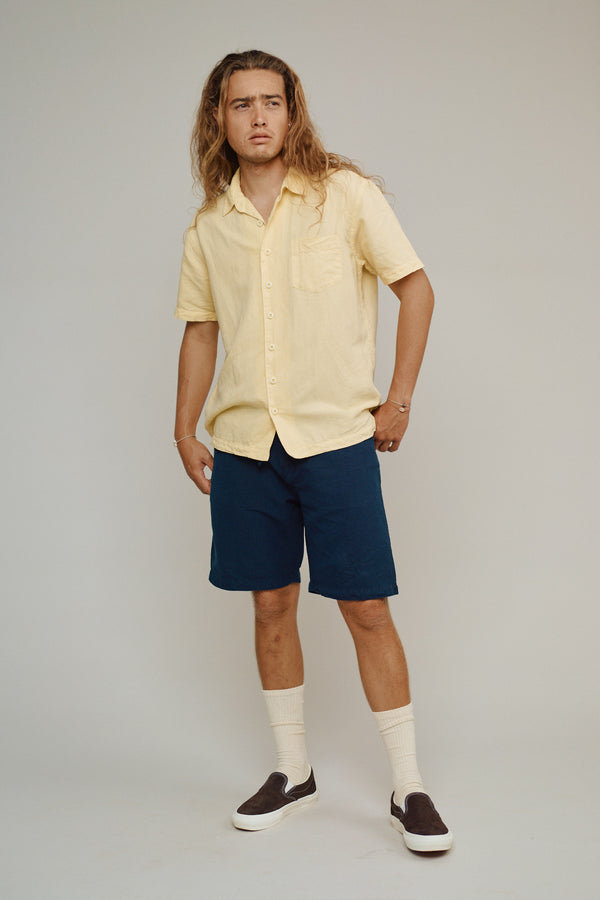 Bodega Short | Jungmaven Hemp Clothing & Accessories / model_desc: Conrad is 6’1” wearing M