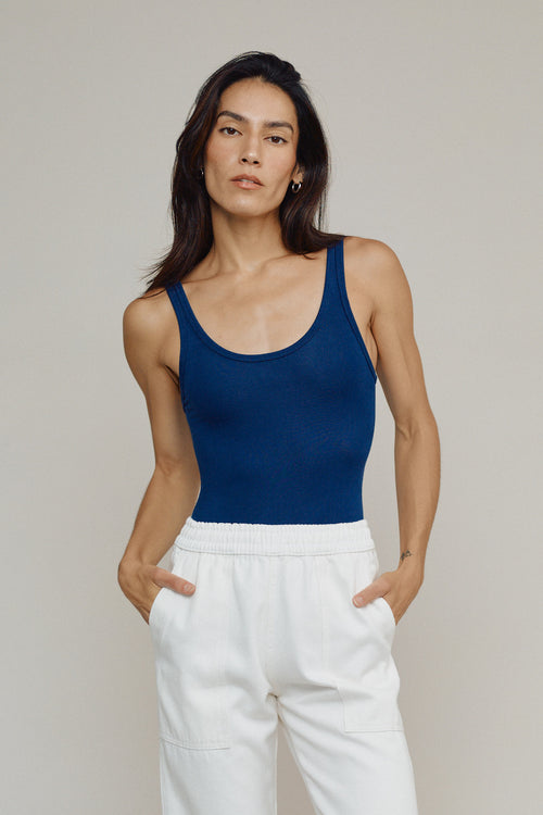 Bodysuit | Jungmaven Hemp Clothing & Accessories / model_desc: Jenna is 5’10” wearing XS