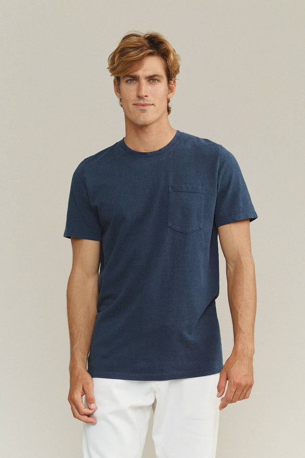 Boulder Pocket Tee | Jungmaven Hemp Clothing & Accessories / model_desc: Louis is 6’0” wearing L