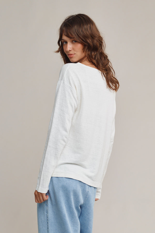 Breton Long Sleeve Tee | Jungmaven Hemp Clothing & Accessories / Color: 