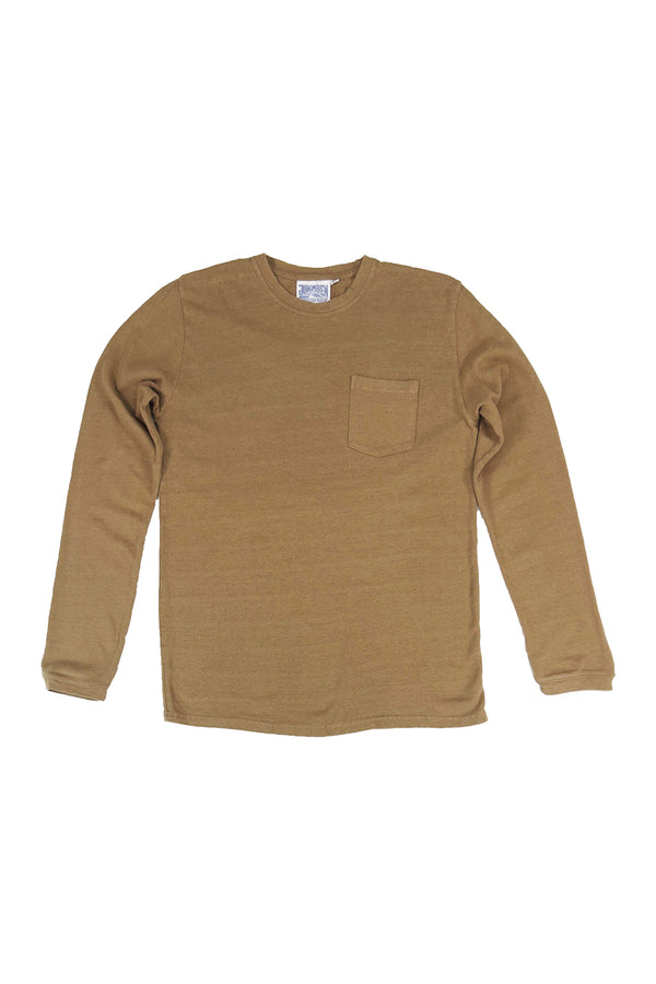 Baja Long Sleeve Pocket Tee | Jungmaven Hemp Clothing & Accessories / Color: Coyote