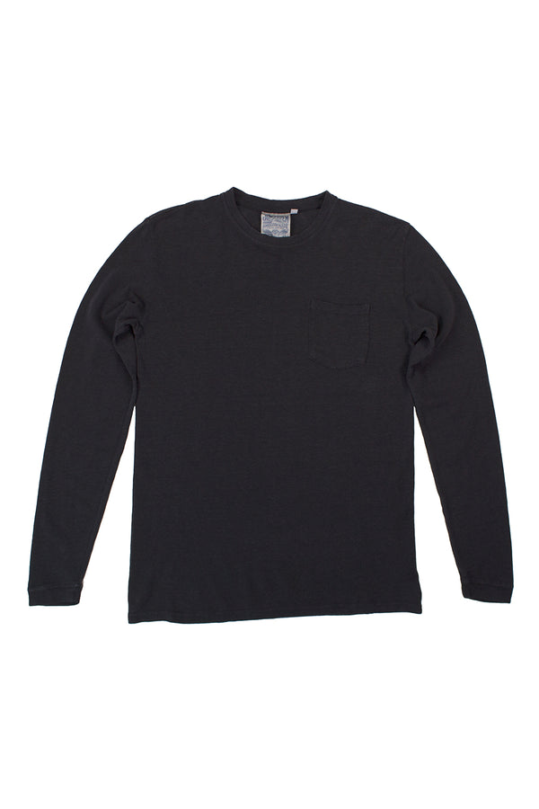 Baja Long Sleeve Pocket Tee | Jungmaven Hemp Clothing & Accessories / Color: Black