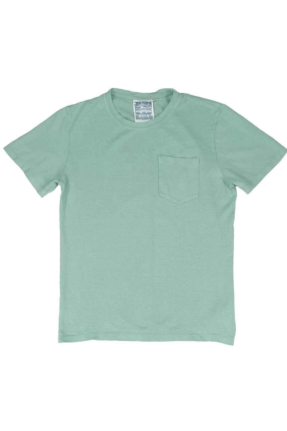 Baja Pocket Tee - Sale Colors | Jungmaven Hemp Clothing & Accessories / Color: Sage Green