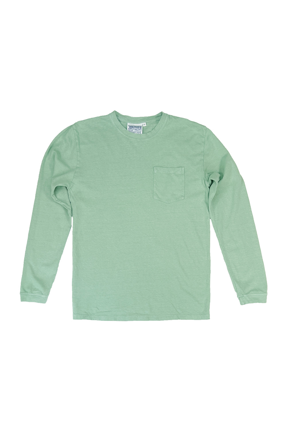 Baja Long Sleeve Pocket Tee | Jungmaven Hemp Clothing & Accessories / Color: Sage Green