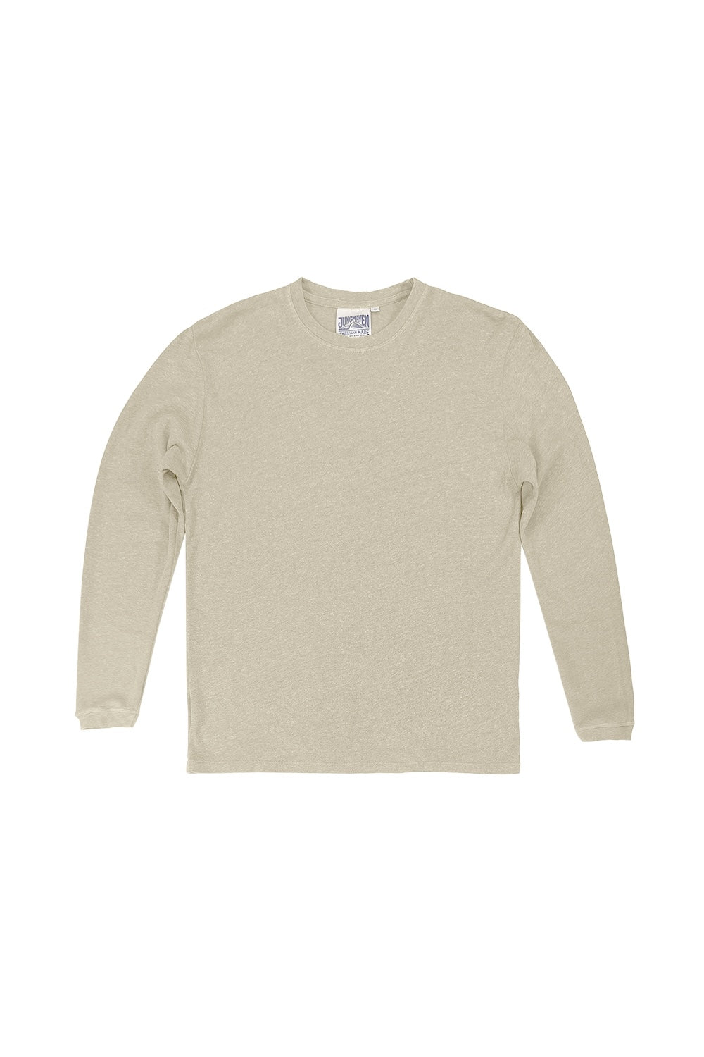 Heathered Baja Long Sleeve Tee | Jungmaven Hemp Clothing & Accessories / Color: Desert Khaki