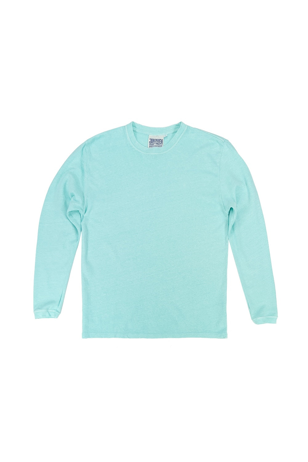 Heathered Baja Long Sleeve Tee | Jungmaven Hemp Clothing & Accessories / Color: Oasis Blue