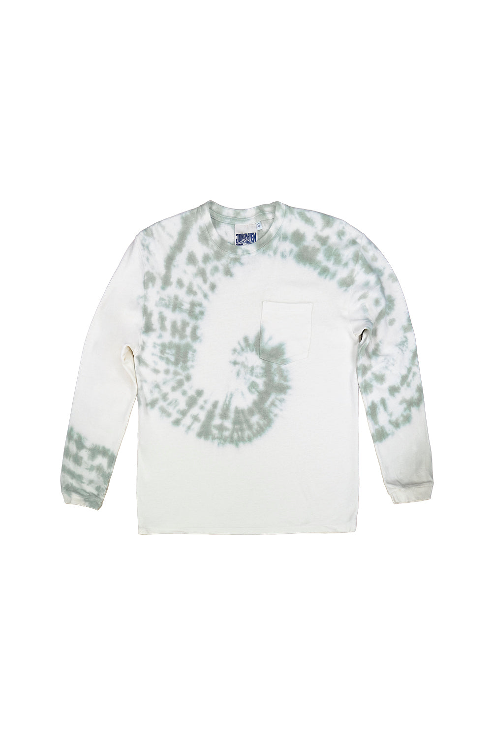 Swirl Baja Long Sleeve Tee | Jungmaven Hemp Clothing & Accessories / Color: Agave Green