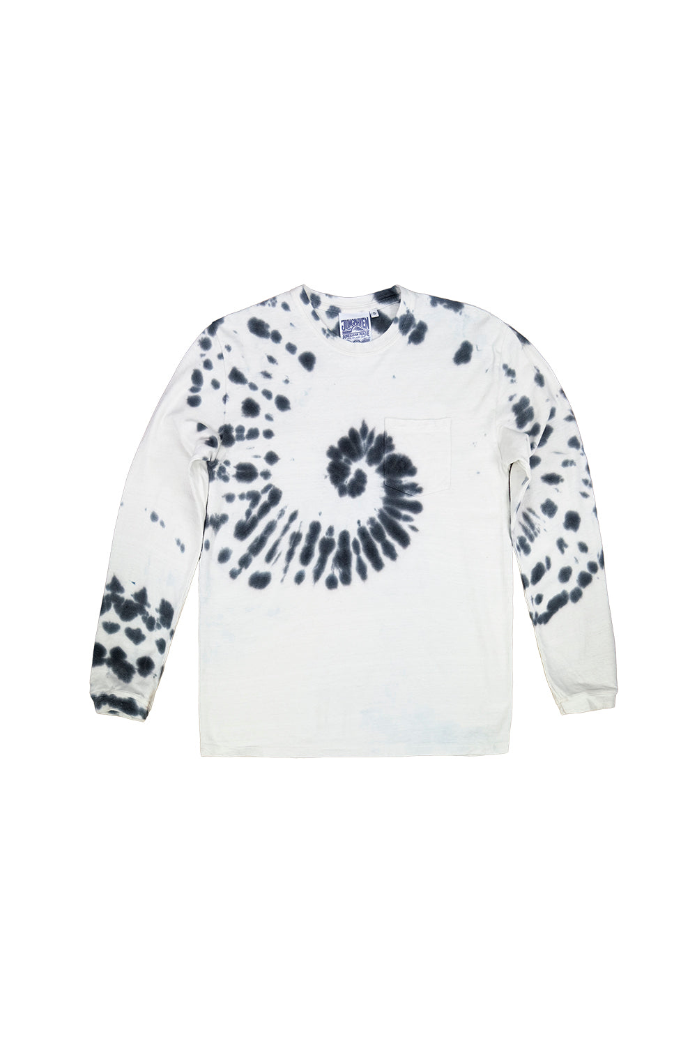 Swirl Baja Long Sleeve Tee | Jungmaven Hemp Clothing & Accessories / Color: Black