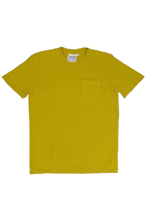 Baja Pocket Tee - Sale Colors | Jungmaven Hemp Clothing & Accessories / Color: Citrine Yellow