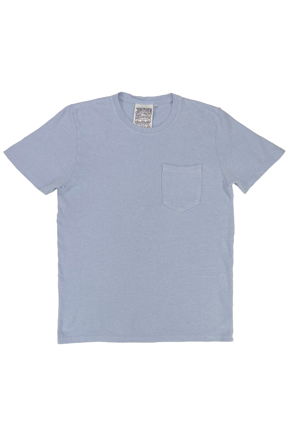 Baja Pocket Tee - Sale Colors | Jungmaven Hemp Clothing & Accessories / Color: Coastal Blue