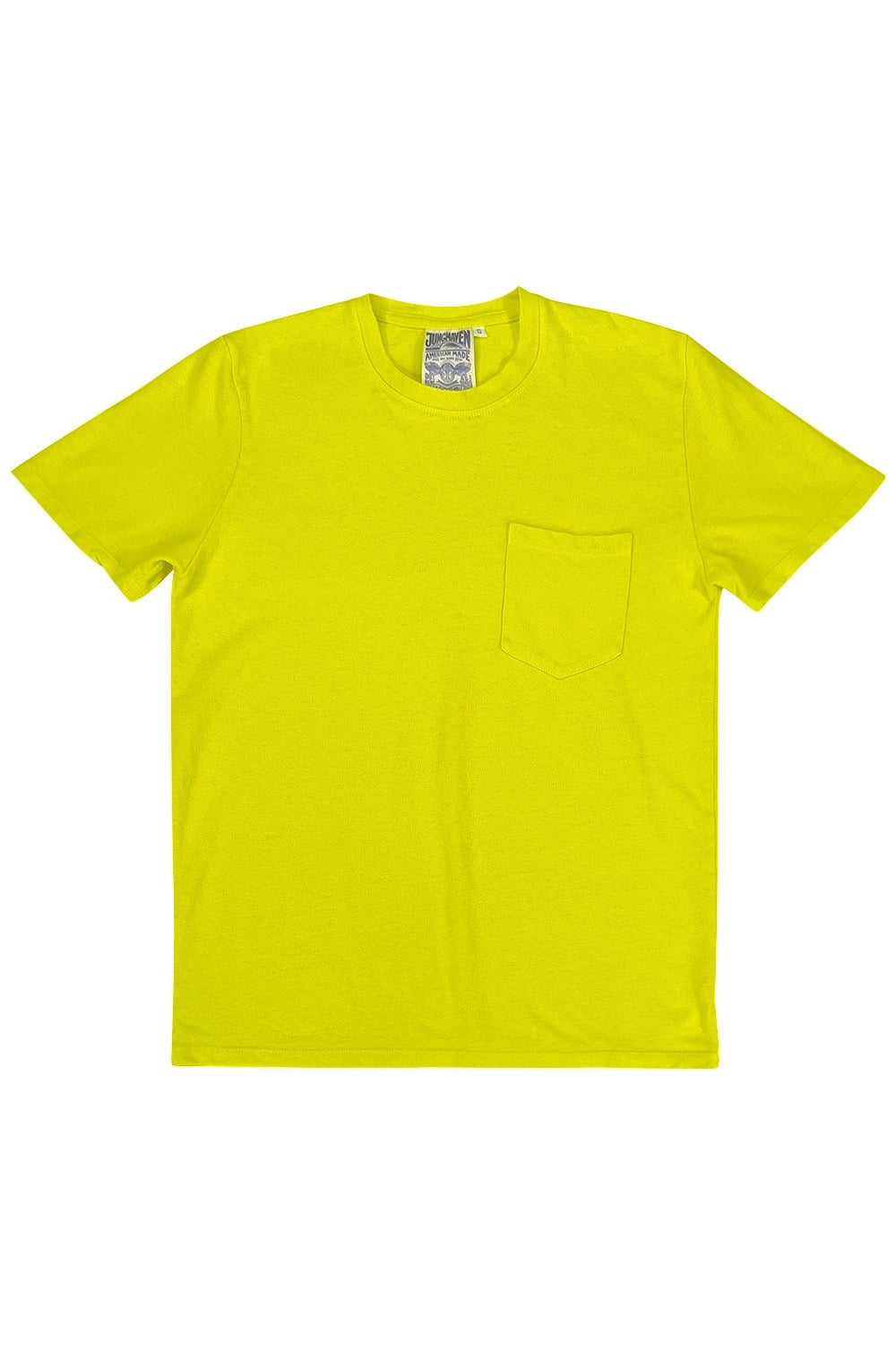 Baja Pocket Tee - Sale Colors | Jungmaven Hemp Clothing & Accessories / Color: Limelight