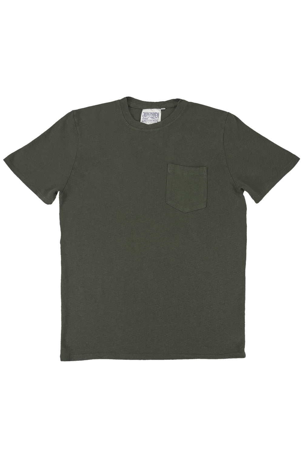 Baja Pocket Tee | Jungmaven Hemp Clothing & Accessories / Color: Olive Green