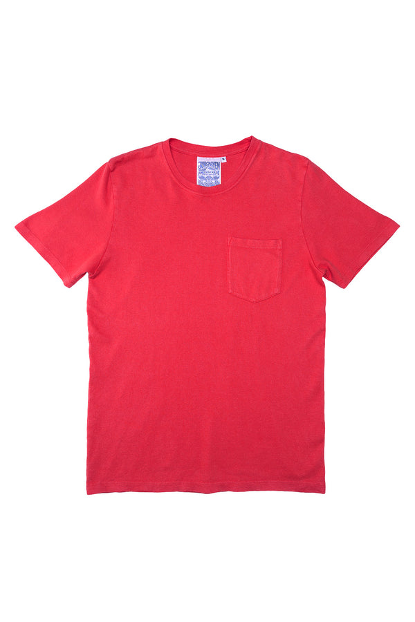 Baja Pocket Tee - Sale Colors | Jungmaven Hemp Clothing & Accessories / Color: Poppy Red