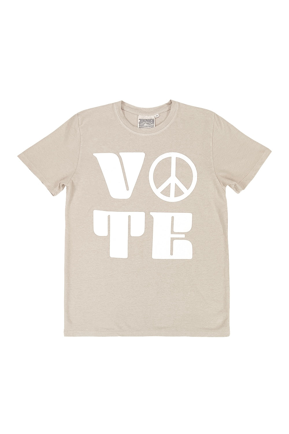 Vote Peace Baja Tee | Jungmaven Hemp Clothing & Accessories / Color: Canvas